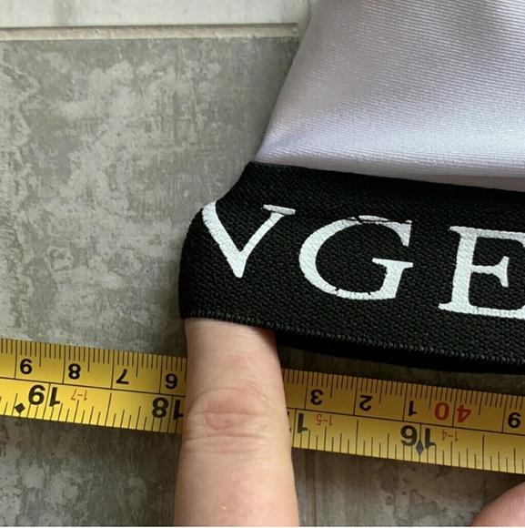 Lounge Bikini top bra not padded stretchy band B&W - Picture 7 of 8